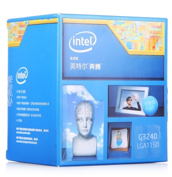 英特尔（Intel） 奔腾双核G3240 Haswell全新架构盒装CPU （LGA1150/3.1GHz/3M三级缓存/53W/22纳米）