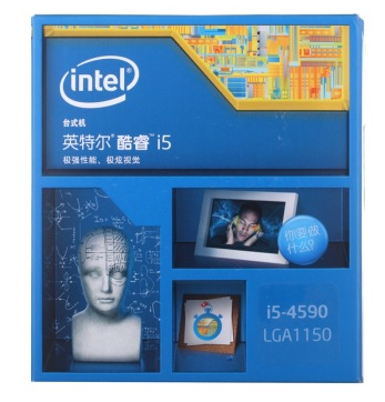 英特尔（Intel） 酷睿i5-4590 22纳米 Haswell全新架构盒装CPU （LGA1150/3.3GHz/6M三级缓存）