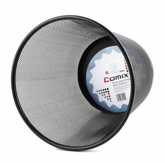 齐心（Comix）B2005 耐用铁网圆垃圾桶纸篓清洁桶收纳桶废纸篓
