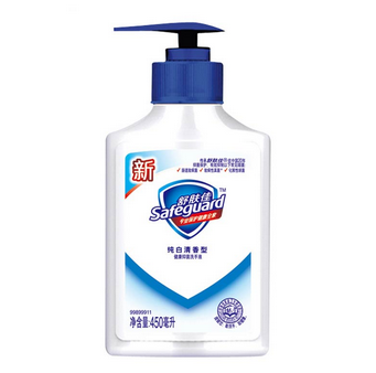 舒肤佳（safeguard）纯白清香型健康抑菌洗手液450ml