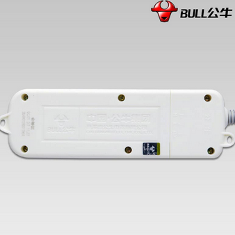 公牛（BULL）GN-406D 三孔总控开关大功率电源插座 3米