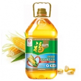 福临门 非转基因压榨 植物甾醇玉米油4L/桶