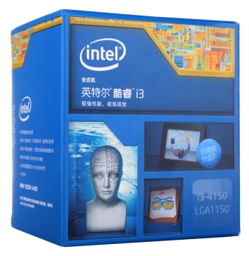 英特尔（Intel） 酷睿i3-4150 22纳米 Haswell全新架构盒装CPU （LGA1150/3.5GHz/3M三级缓存）