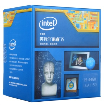 英特尔（Intel） 酷睿i5-4460 22纳米 Haswell全新架构盒装CPU （LGA1150/3.2GHz/6M三级缓存）