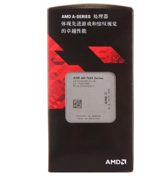 AMD APU系列 A8-7650K 盒装CPU（Socket FM2+/3.3GHz/Max 3.8GHz/4M缓存/R7/95W）