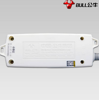 公牛（BULL）GN-606D 两孔总控开关大功率电源插座 1.8米