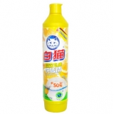 白猫（新柠檬香）高效去油洗洁精 瓶装清洗果蔬餐具清 500g