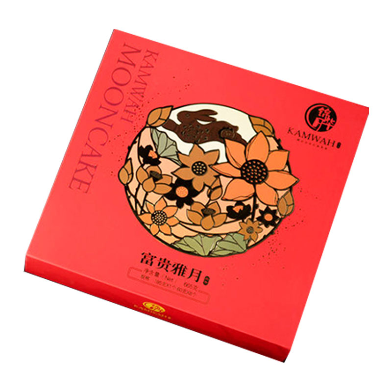 [锦华月饼]富贵雅月月饼礼盒580g